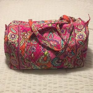 Vera Bradley Large Duffel - Pink Swirls